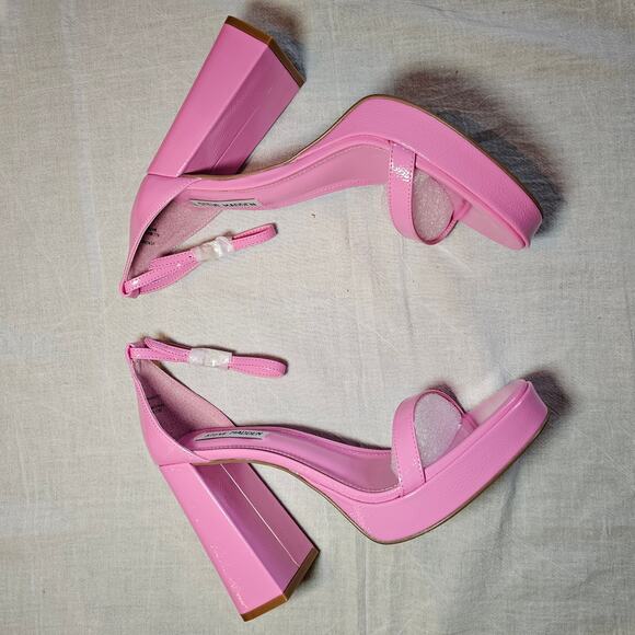 Steve Madden Hot Pink Veronika Platform Sandal sz 9.5 - Picture 5 of 10